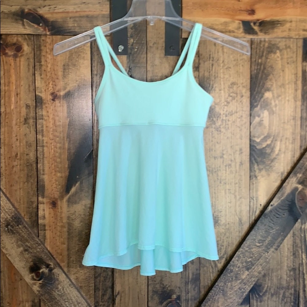 nwot Ivivva lululemon mint tank top size 12!